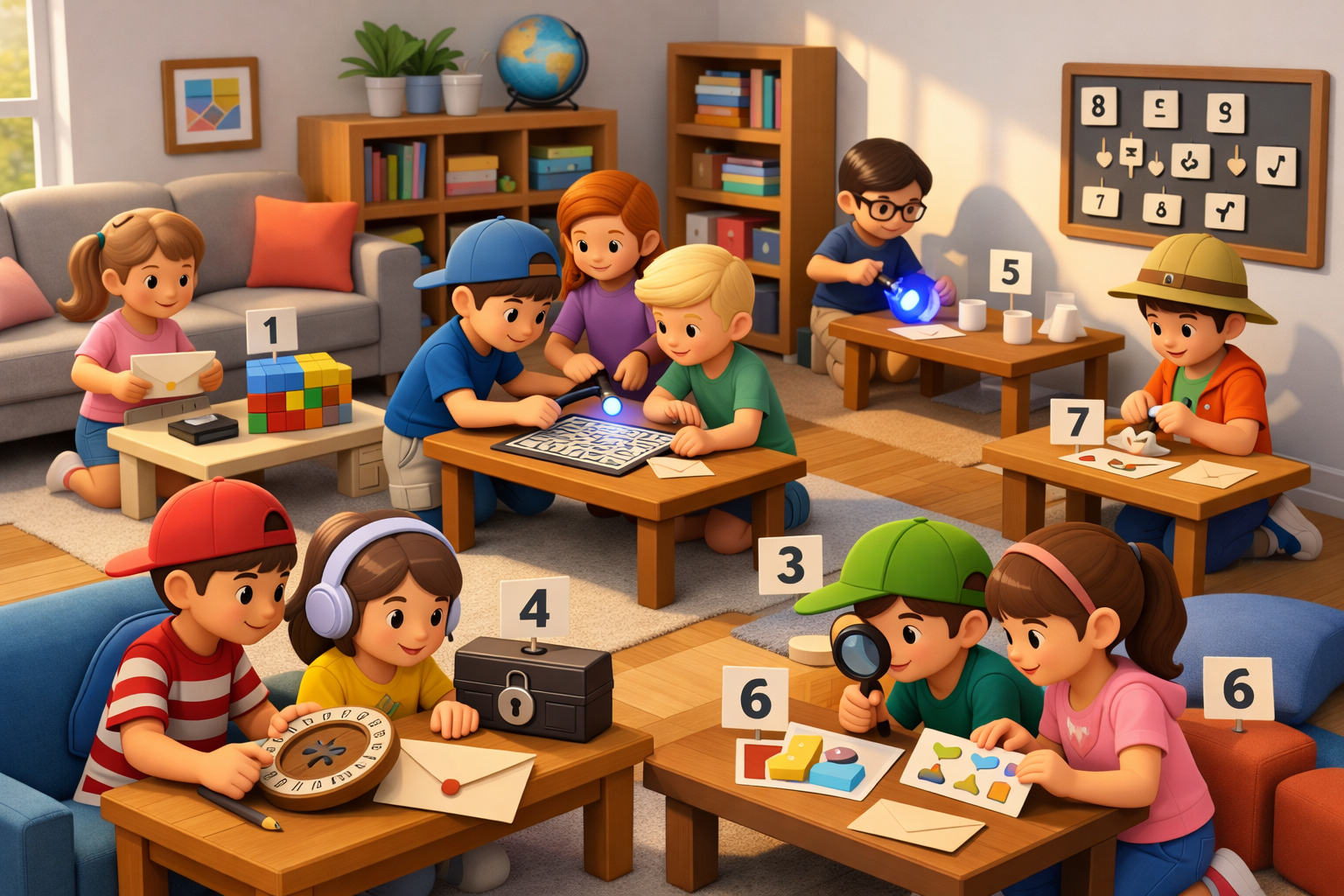 Beispielplan 10 Jahre mit Teamchallenge und Raetselspielen