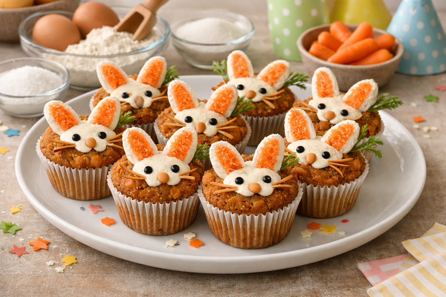 Moehren-Hasen-Muffins